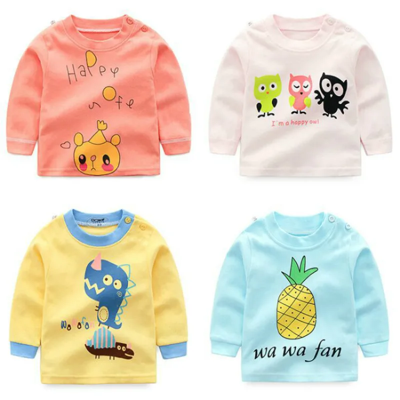 Brand Baby Boys Clothes Boys Girls Cartoon Cotton T Shirts Children Printed Tees Boys Long Sleeve T Shirts Kids Tops 9M-5Y Brand Baby Boys Clothes Boys Girls Cartoon Cotton T Shirts Children Printed Tees Boys Long Sleeve T Shirts Kids Tops 9M-5Y