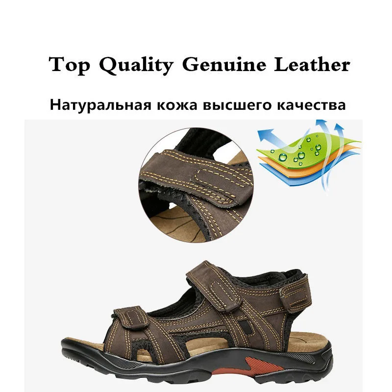 LIN KING/большой размер 48, римские летние сандалии-гладиаторы, мужские сандалии, повседневная обувь из натуральной кожи, мужские уличные