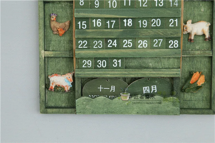 Miditerranean море деревянный настольный календарь, чтобы сделать список ежедневный планировщик книга канцелярские принадлежности стоящая школа