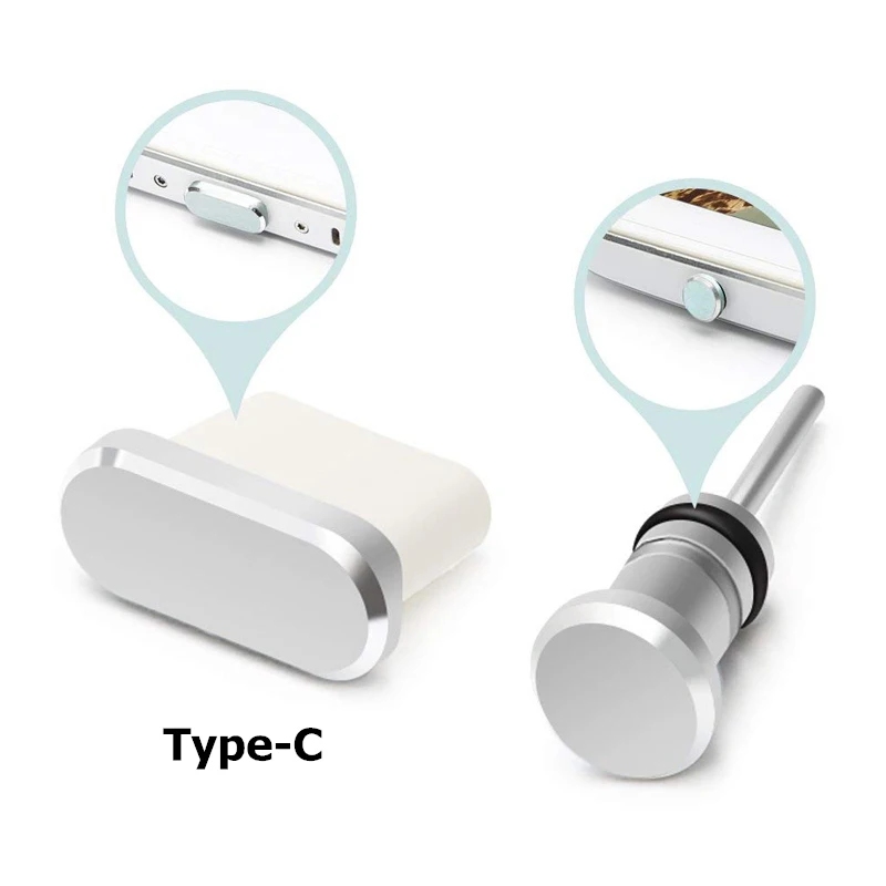 

Type-C Phone Charging Port 3.5mm Earphone Jack Sim Card Type C Anti Dust Plug For Samsung S10 S9 S8 Huawei P9 P10 P20 Xiaomi 4C