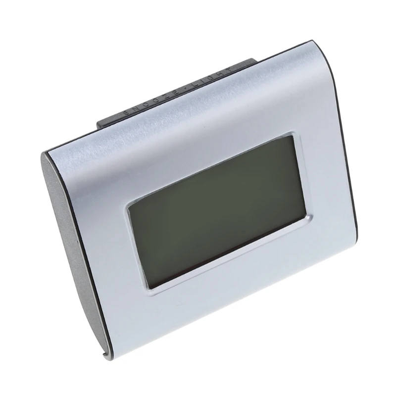

OOTDTY LCD Digital Date Alarm Clock Snooze Thermometer Table Desktop With Night Light