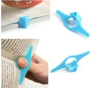 

2pcs Style multifunctional plastic light Paper Clip Bookmark reading tool accessories Stationery School Office Supply