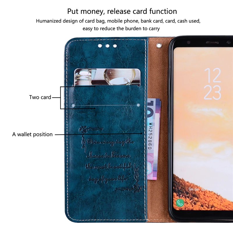 Luxury Wallet Magnetic Flip Leather Case For Huawei Honor 10 Lite View 10 Cover On Honor 7A 7C Pro 7S 7X 8A 8C 8X 8S