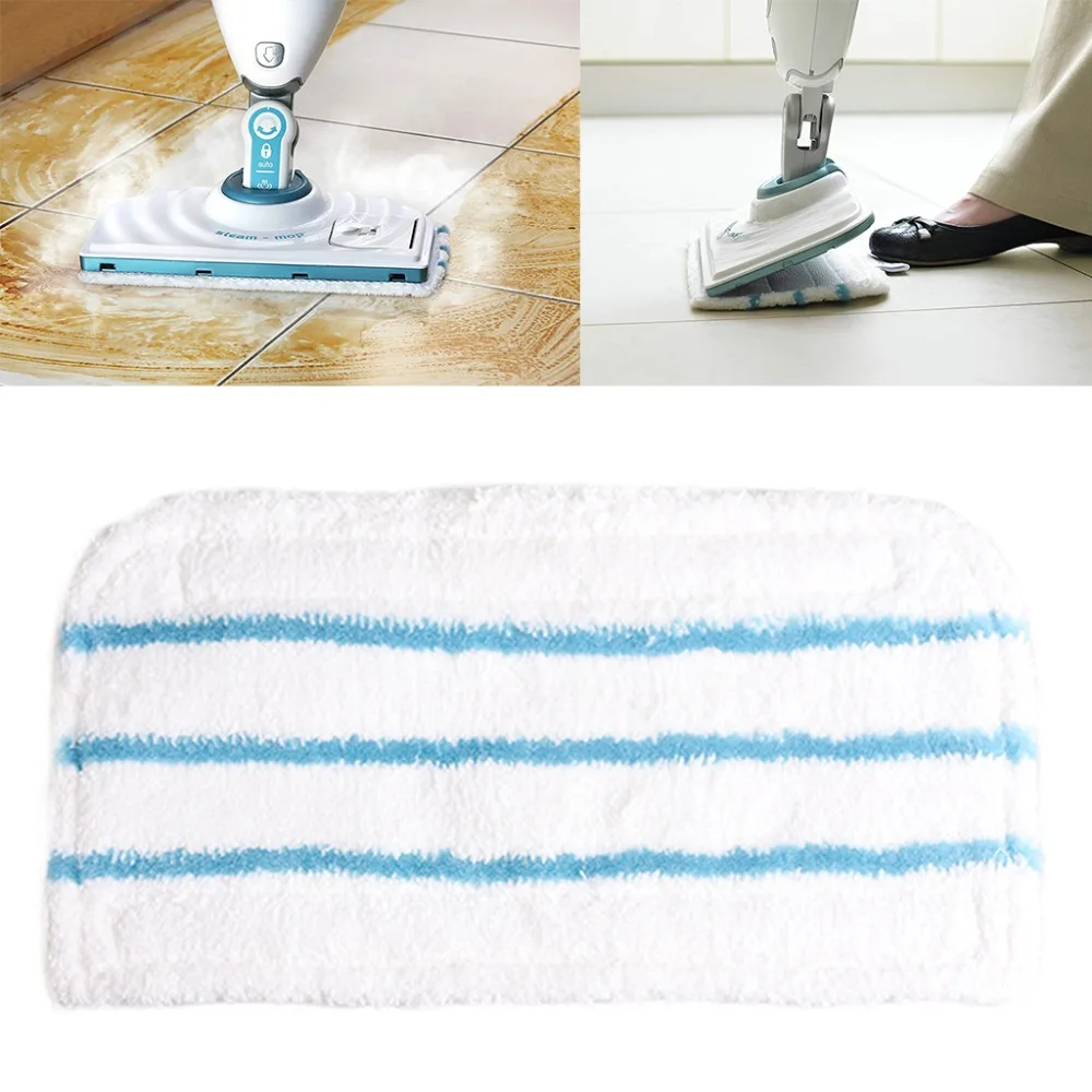 Steam Mop Soft Microfiber Nylon Cloth Covers Head Replacement Pad