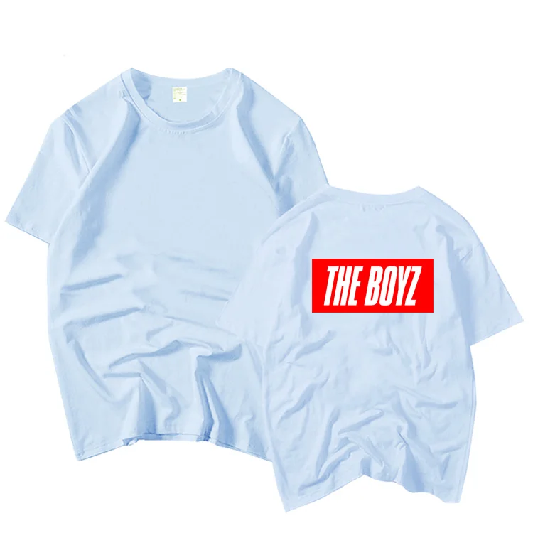 Начальный альбом boyz первая аналогичная печать Летний стиль футболка с коротким