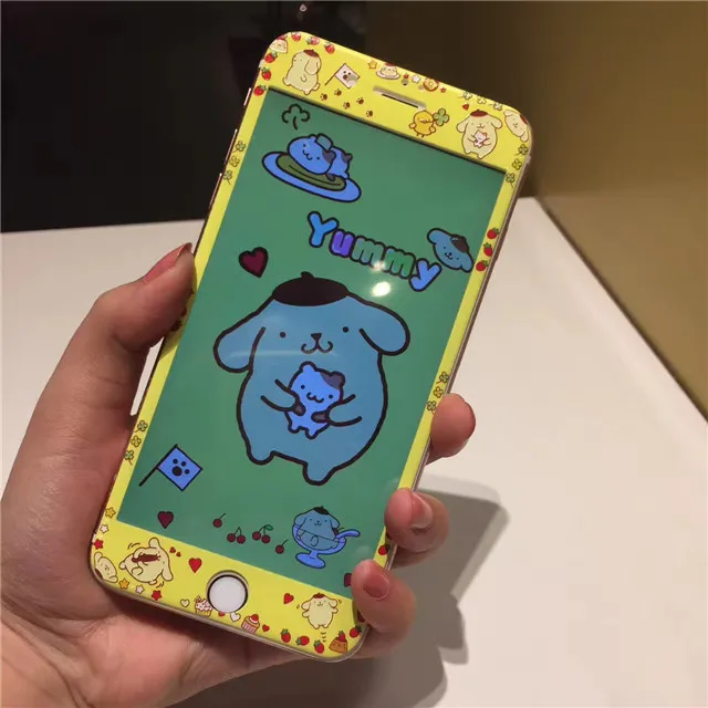 Защитная пленка для экрана Gudetama Anpanman из закаленного стекла для iphone 6 6s 7 8 Plus - Цвет: 17