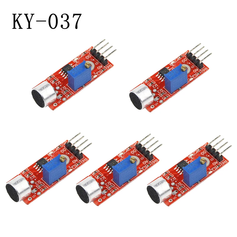 5 шт. Высокая чувствительность микрофон сенсор KY-037 доска обнаружения для AVR PIC для DIY доска
