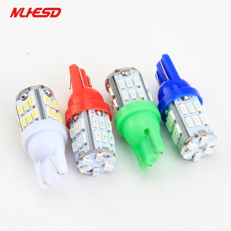 50 шт T10 светодио дный 30smd 3014 SMD шарика автомобиля Авто светодио дный T10 30 светодио дный 194 W5W Клин лампа t10 30SMD белый свет