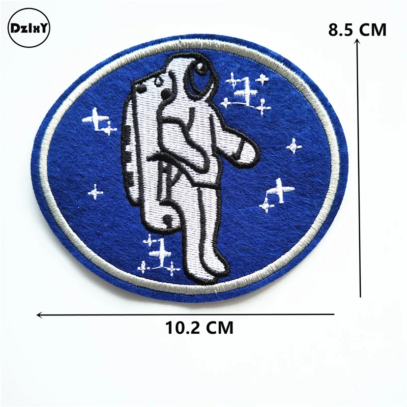 1 шт. космический астронавт вышитые патчи, железные нашивки для одежды, сделай сам, полоски, воздушные силы, наклейки на одежду, пользовательские значки@ B
