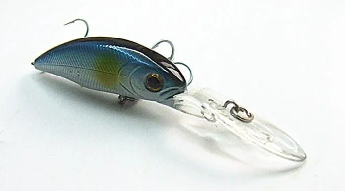

4.8g/4.5cm Color 10# Fishing Lure Deep Swim Floating Type VMC hooks Crank Bait