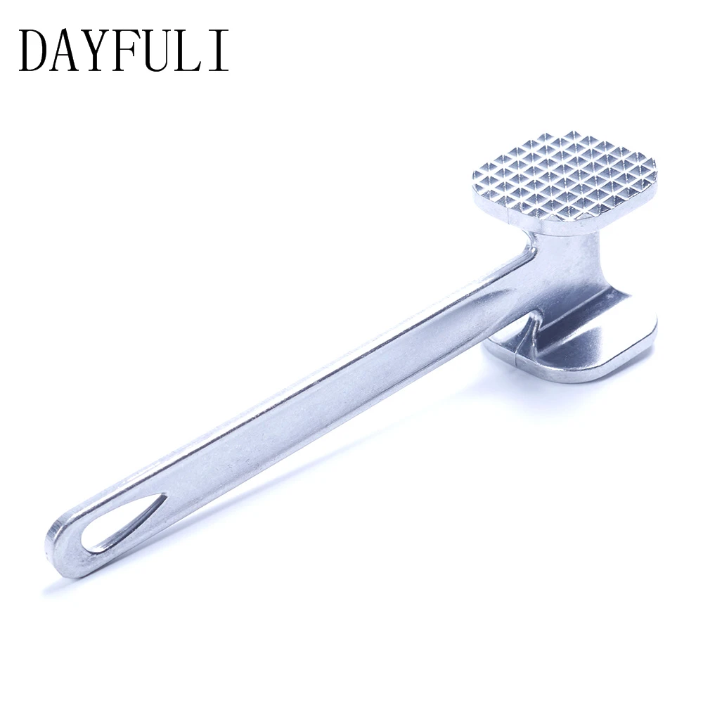 Aluminium Metal Meat Mallet Tenderizer Steak Beef Chicken Hammer Kitchen Tools
