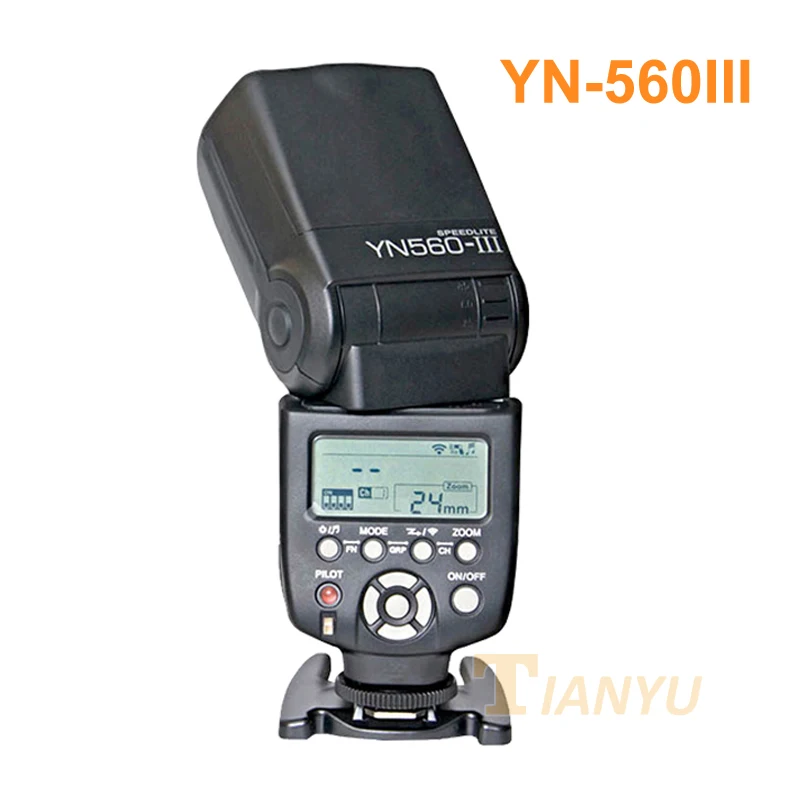 YN560 III Yongnuo YN560III Flash Speedlite Flashlight for Canon Nikon Pentax Olympus Panasonic DSLR Camera Upgrade Of YN560 II - ANKUX Tech Co., Ltd