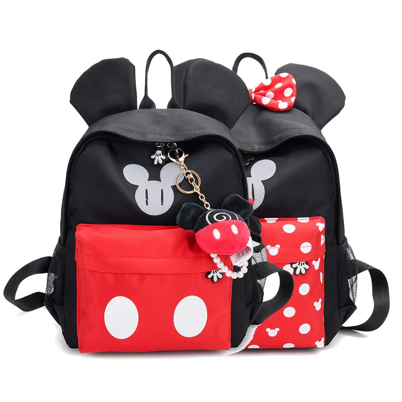 Детский рюкзак, мультяшная сумка для мальчиков и девочек 3-6 лет, детские сумки для детского сада Детский плюшевый рюкзак с бантом, сумка для школы