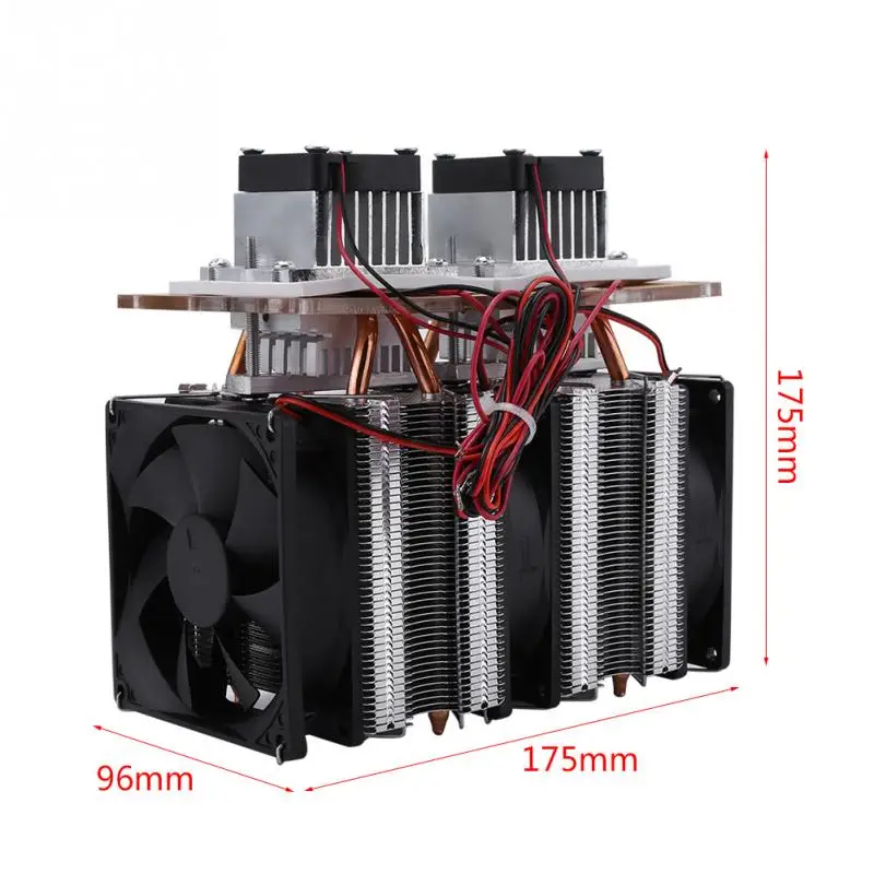 Термоэлектрический Пельтье Холодильное 144 Вт двухъядерный полупроводниковый Холодильный Пельтье оборудование для осушения воздуха