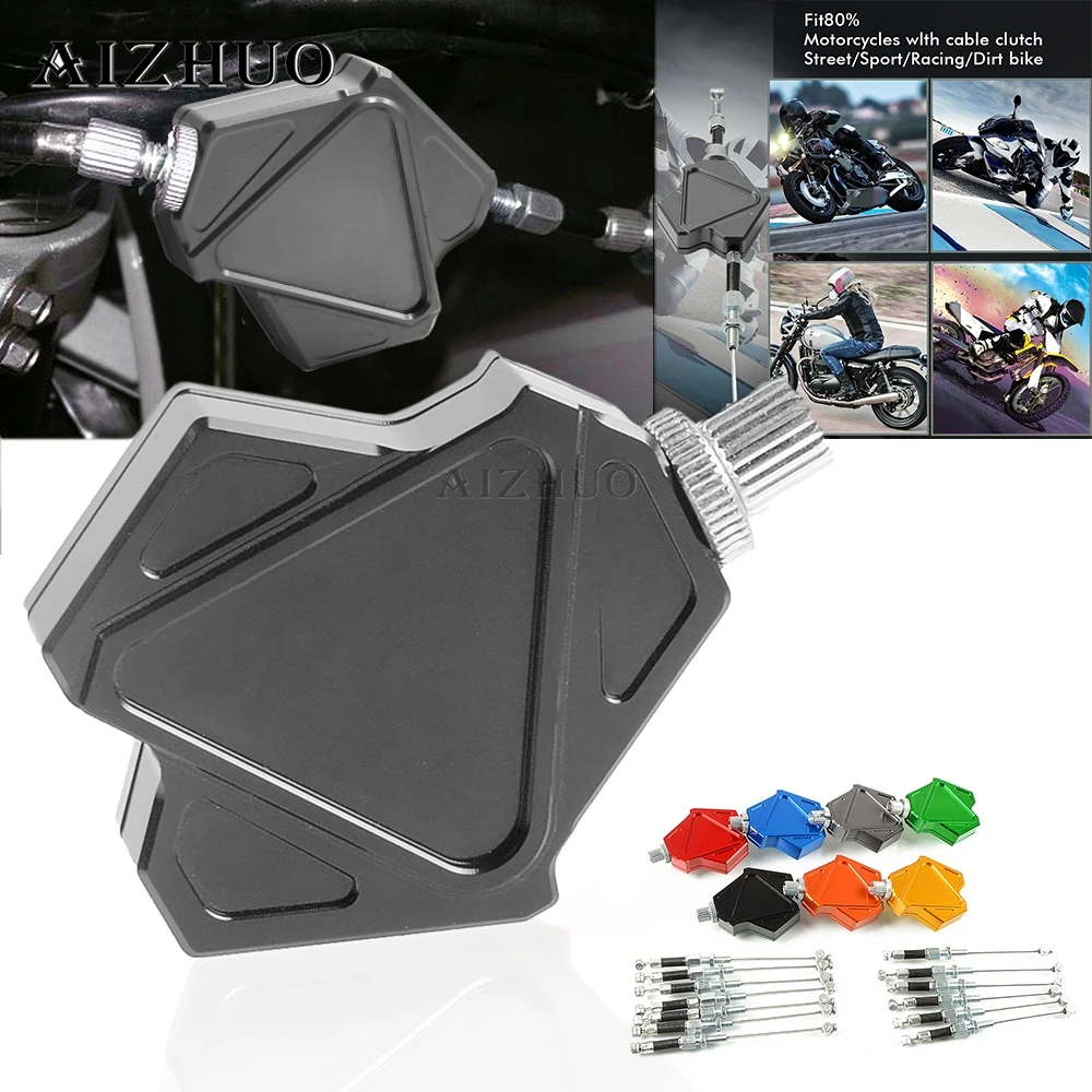 Recambio Moto Cross Kit De 2 Cables De Embrague Para Moto VYIBPDY - Longitud 2 Metros, Con 9 Accesorios, Universal Para Moto Y Cross Kit Reparación Cables 2 Metros