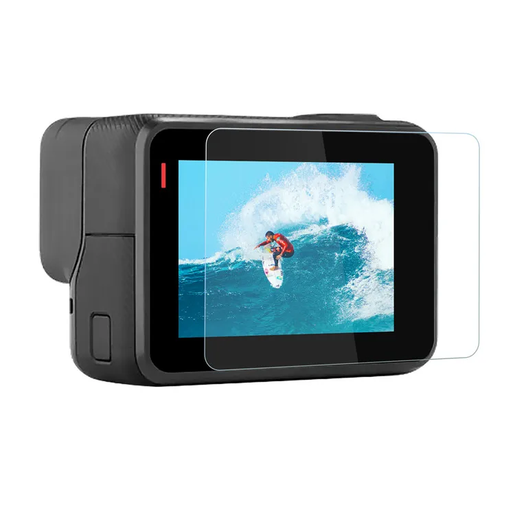 Защитная пленка для экрана GoPro Hero 7 Black 6 5, аксессуары, защитная пленка из закаленного стекла для экшн-камеры Go Pro Hero 7 6 5 - Цвет: Золотой