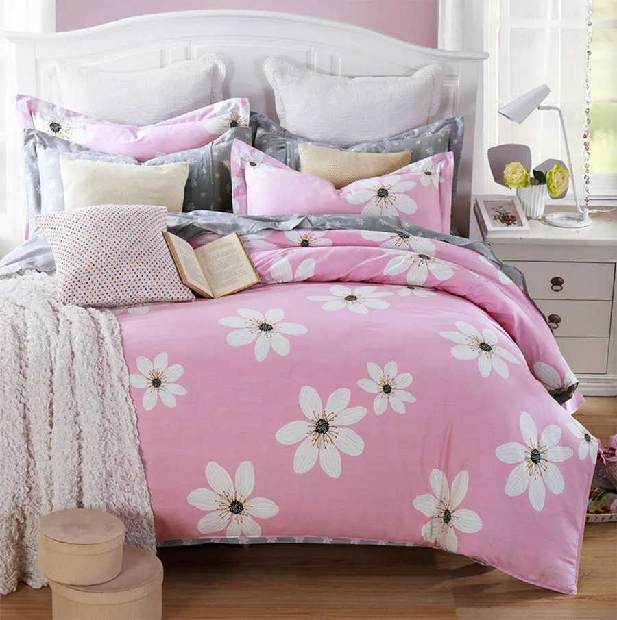 Pink Flower Bedding Promotionshop For Promotional Pink Flower - Pastoral Pink Flower Bedding Set Girlcotton Full Queen European Countryfloral Home Textile Bedsheets Duvet Cover Pillow Case pink flower bedding promotionshop for promotional pink flower - pastoral pink flower bedding set girlcotton full queen european countryfloral home textile bedsheets duvet cover pillow case