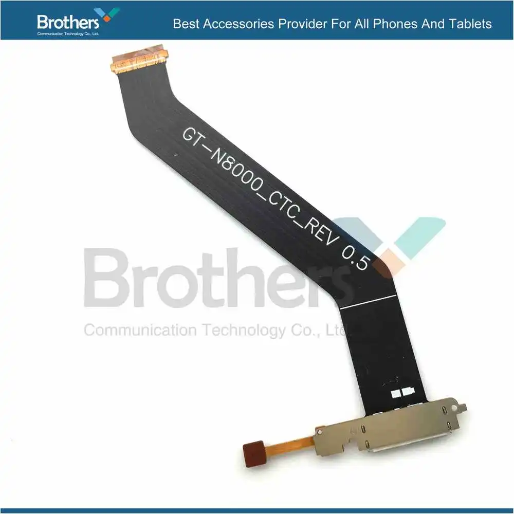 PWW0069  Original OEM USB Charging Port Dock Connector Charger Flex Cable w Mic For Samsung Galaxy Note 10.1 N8000 (6)