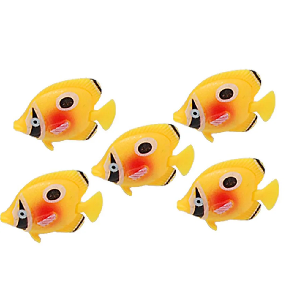 IG Wholesale 5 Pieces Mini Floating Plastic Fish Aquarium Ornament