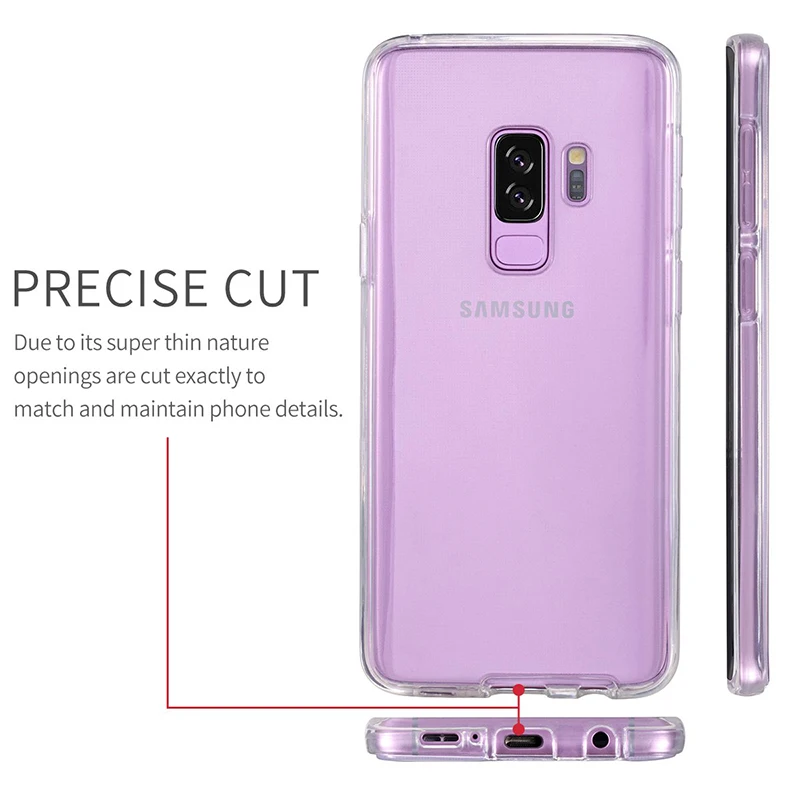 Защитный чехол с полным покрытием 360 градусов для Samsung Galaxy A51 A71 A10 A40 S10 S8 S9 Plus S20 Ultra