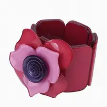Pulseras Brazaletes Pulseiras Pulseras Mujer Nueva Moda de Acrílico de la Pulsera Rose Accesorios Colgante Cadena Mejor Regalo Para Las Mujeres