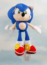15PCS Lot Plush Toys 19cm blue Sonic The Hedgehog Plush Doll Soft Stuffed Figure Doll Key