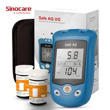 Multi-packages! Sinocare Safe AQ UG MG/DL Blood Glucose & Uric Acid Meter and Glucose / Uric Strips for Diabetes Gout Glucometer Multi-packages! Sinocare Safe AQ UG MG/DL Blood Glucose & Uric Acid Meter and Glucose / Uric Strips for Diabetes Gout Glucometer