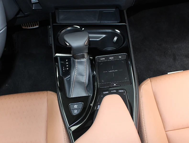 Модифицированный интерьер углеродное волокно узор в середине панель управления из нержавеющей стали для Lexus UX200 UX250h UX260h