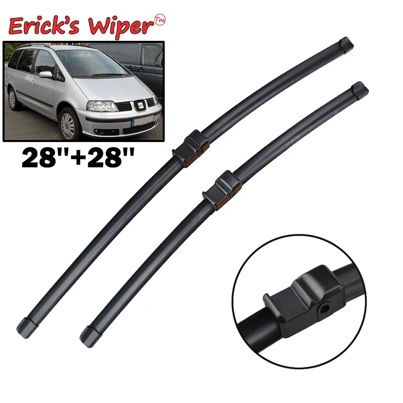 

Erick's Wiper LHD & RHD Front Wiper Blades For SEAT Alhambra MK1 2002 - 2010 Windshield Windscreen Front Window 28"+28"