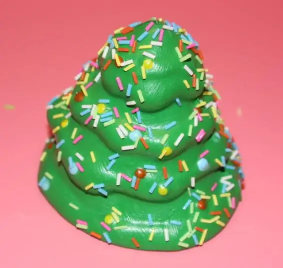 (20 шт.) РЕДКИЙ мягкий jumbo красный Рождественский подарок squishy PU Игрушка медленный