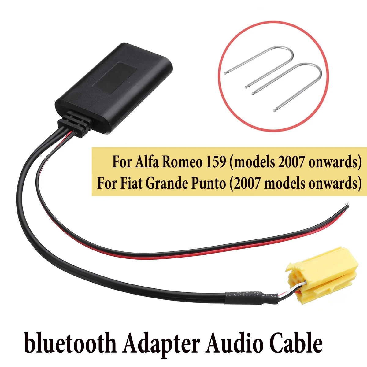 Najtaniej Samochodowe audio bluetooth kabel adapter dla Alfa 159 Fiat Grande Punto + narzędzie do instalacji