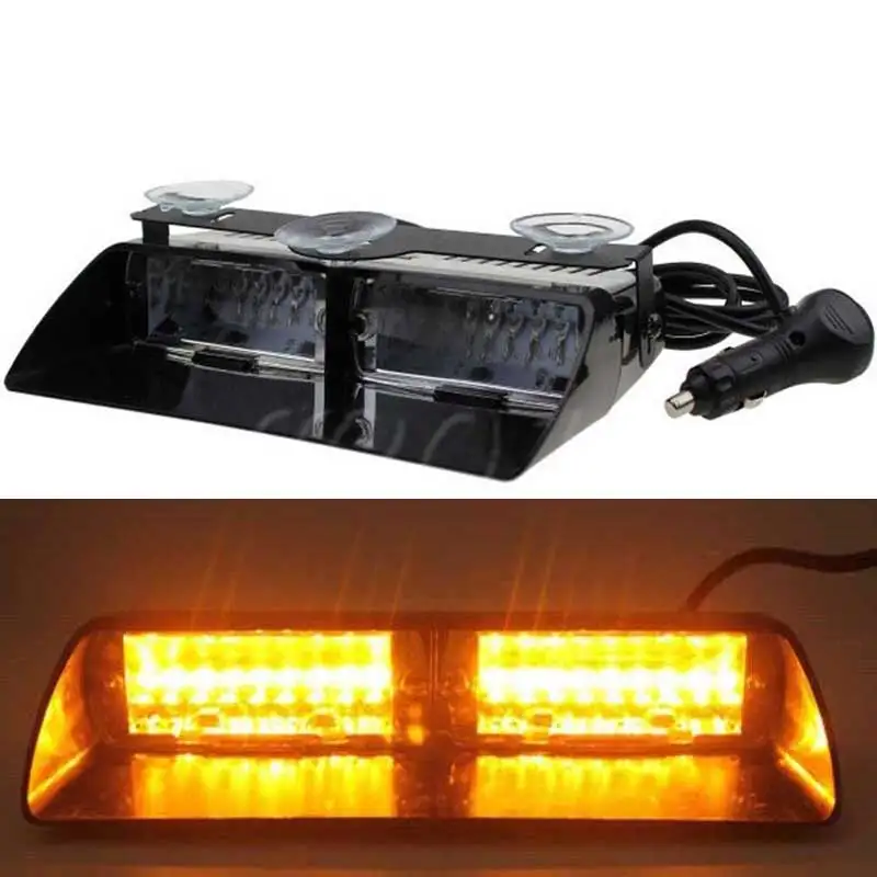 

Strobe Light Flash Emergency Light Windshield Light S2 16LED Emgergency Strobe Police Flash Light