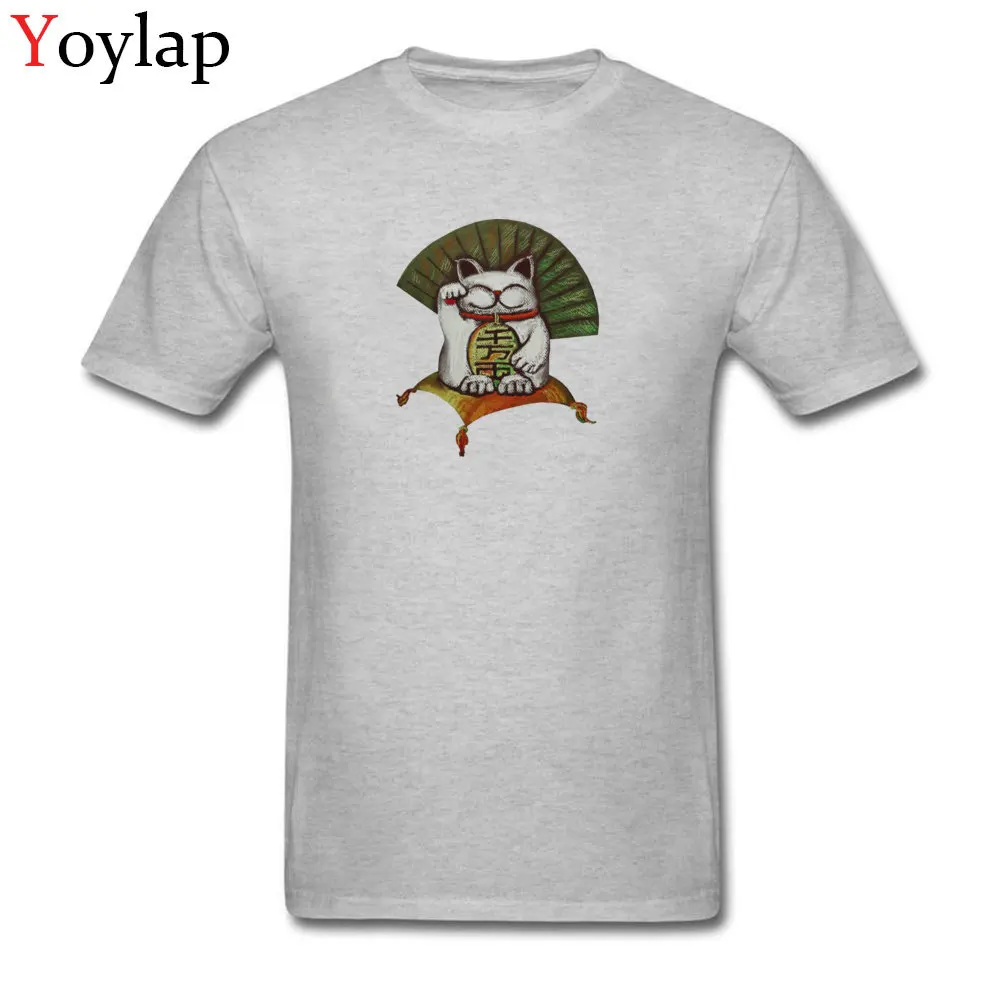 Crew Neck Cotton T-shirts for Adult Normal Fall Tops Shirts Short Sleeve 2017 Newest Custom Custom Tee-Shirt Top Quality grey