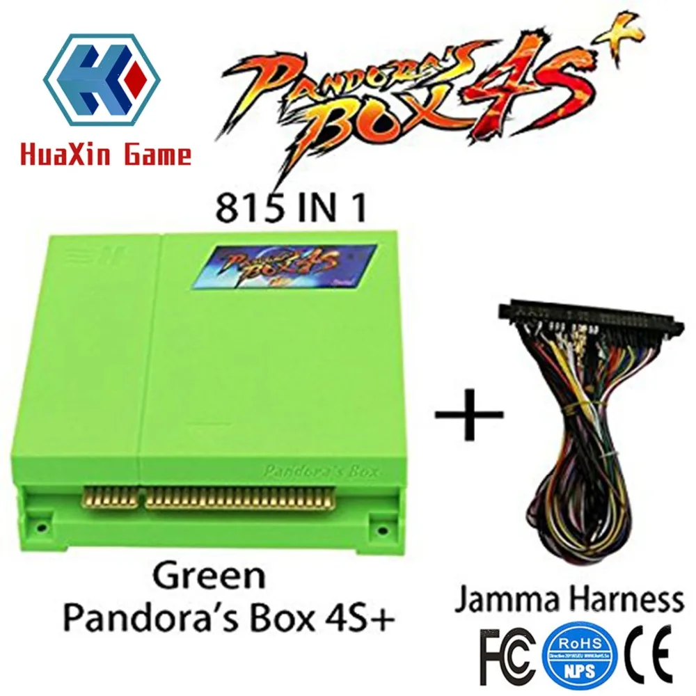 

Pandora's Box 4s Plus PCB Jamma Board with Jamma Harness 815 In 1 Multi Arcade Games VGA HDMI Output Arcade Cabinet