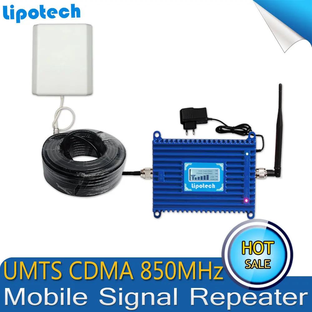 Лидер продаж 1 компл. ЖК-дисплей Экран 3G GSM/CDMA 850 мГц сигнал повторителя Booster