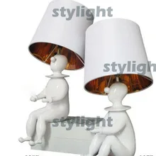 Узор, большие размеры Jaime hayon Корона настольная лампа Корона стол освещение стол свет гостиная, Спальня Черный белое золото