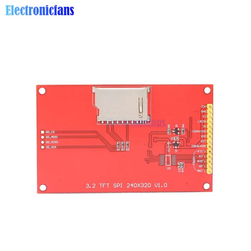 3,2 дюймов 320*240 TFT ЖК-модуль дисплей экран с сенсорной панелью Драйвер IC ILI9341 240(RGB)* 320 SPI интерфейс(9 IO) для MCU