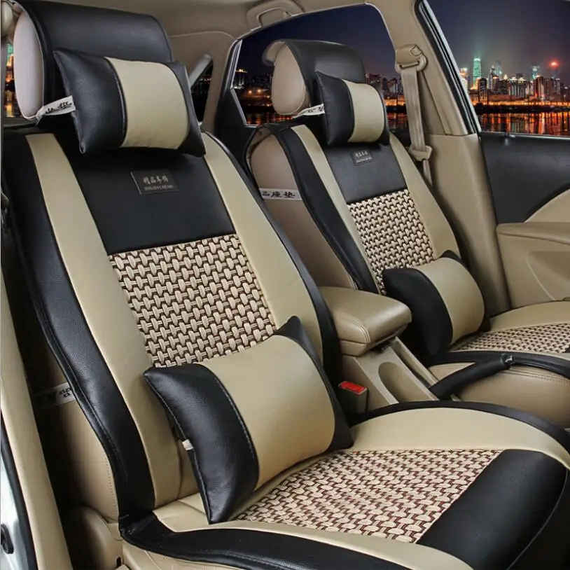 Кожаный чехол для автокресла toyota solaris RAV4 skoda rapid bmw e46 Land Cruiser Prado 150 kia автомобильные