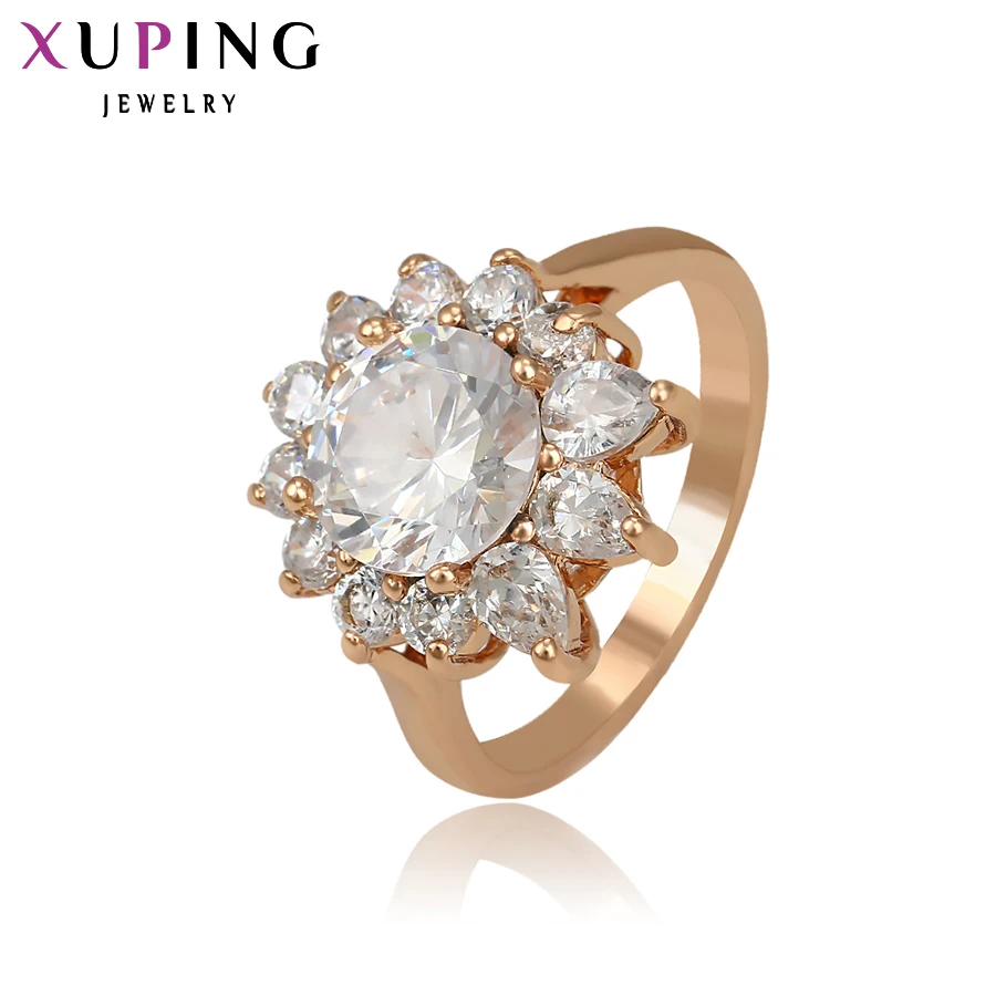 

Xuping Jewelry Fashion New Style Ring Gold Color Plated Rings for Women Christmas Jewelry Gift Promotion 11363