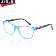 JIE. B ацетат Близорукость Оптические очки оправа для женщин по рецепту оправы для очков бренд EyeGlow Квадратные ретро оправы для очков