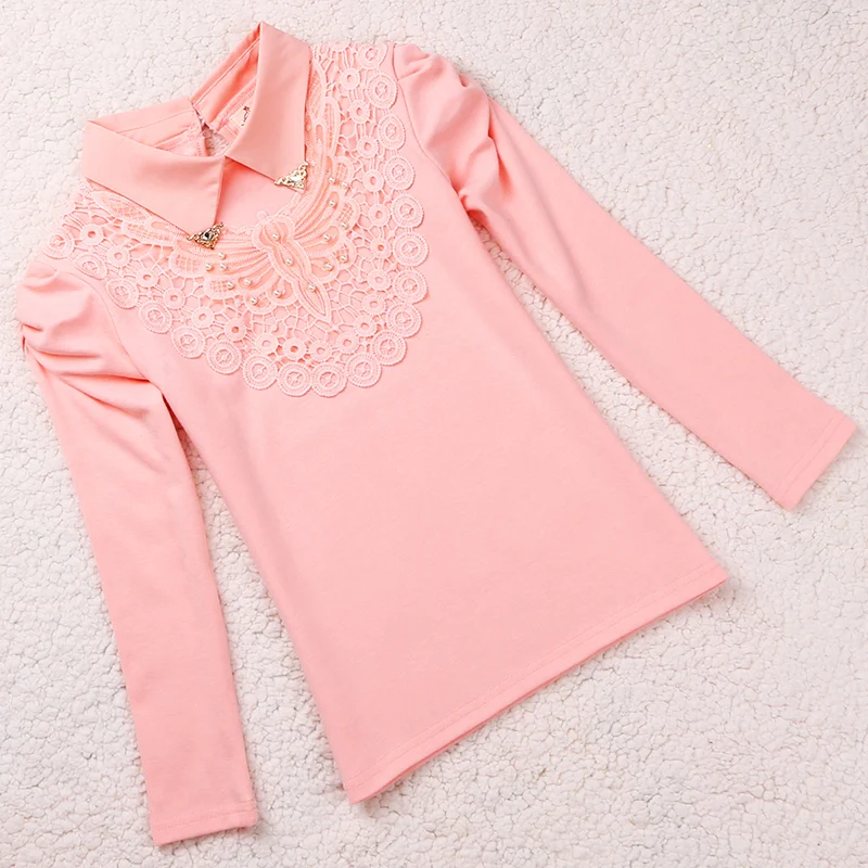 baby girl clothes Autumn girls blouse children clothing school girl blouse cotton child shirt blusas kids clothes 2 colors