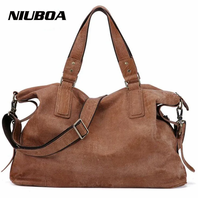 

NIUBOA 100% Genuine Leather Bag Man Business Laptop Bags Mid Size Euro Briefcase Many Pockets Crossbody Shoulder Handbag Bags
