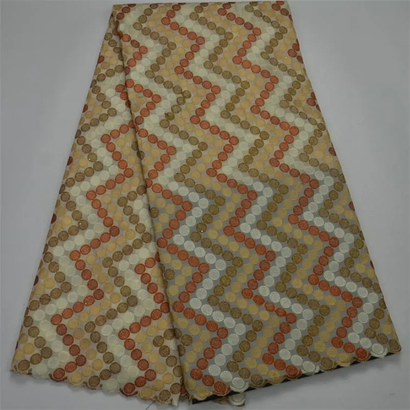 Африканская 100 хлопок вуаль кружевной ткани для одежды вышивка швейцарский вуаль кружева для вечерние платье делает