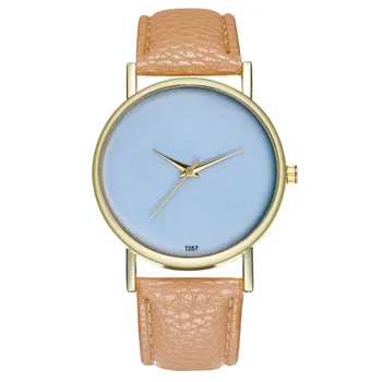 

FUNIQUE 2018 Fashion Blue Dial Women's Watches Ladies Dress Watch Clock Wristwatch For Women Leather Quartz Student Relojes