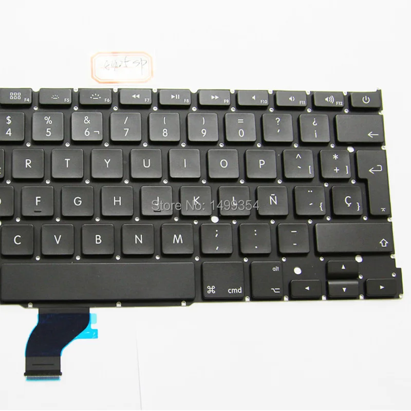 Новая испанская клавиатура A1502 для Apple Macbook Pro 13 ''Retina стандартная 2013 2014 2015|a1502