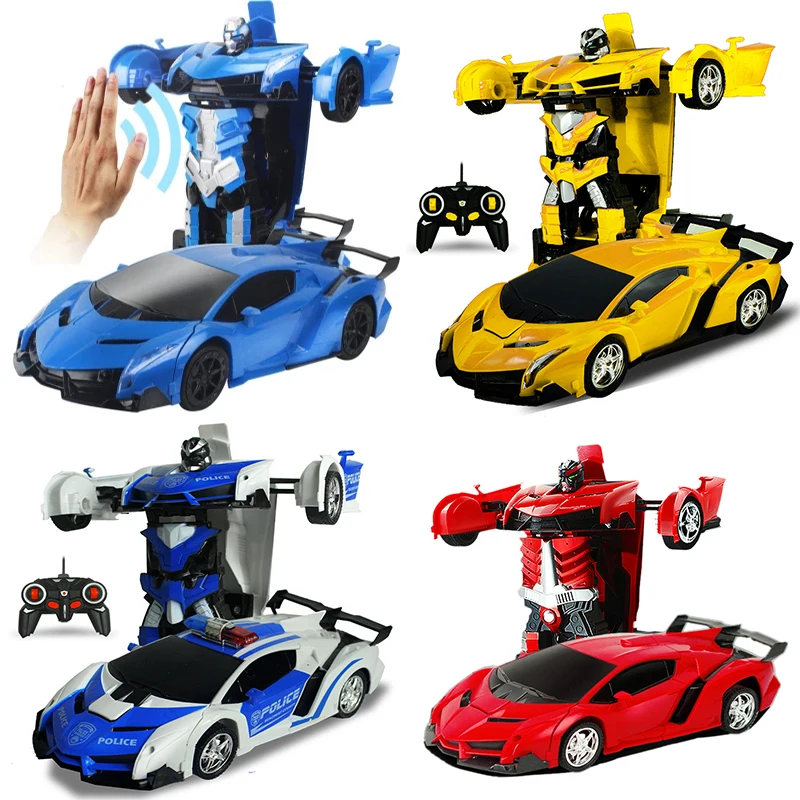 

2In1 RC Car Sports Car Transformation Robots Models Remote Control Deformation Car RC fighting toy KidsChildren's Birthday GiFT