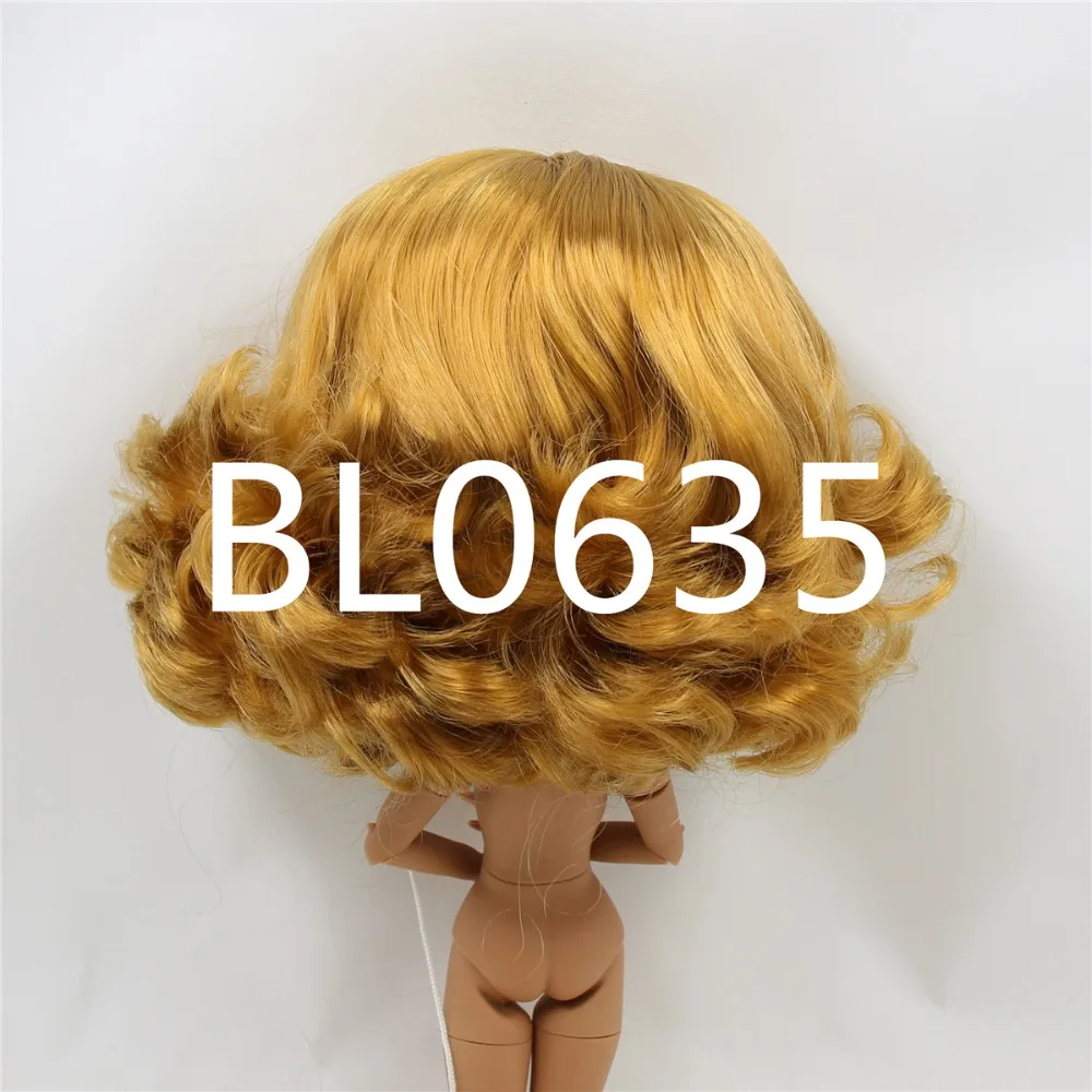 Neo Blythe Doll Golden Hair with Takara RBL Scalp Dome 1