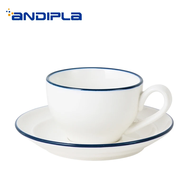 Керамическая черная чашка с блюдце 215 мл|cup with|tea cupmilk mug |