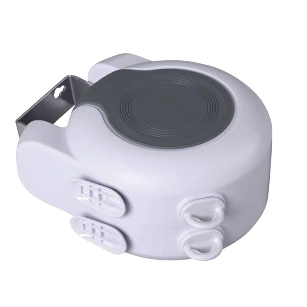 

1 PC Retractable Clothesline Heavy Duty Portable Clothes Dryer With 2 Adjustable PVC Rope Strings Home Balcony Supplies