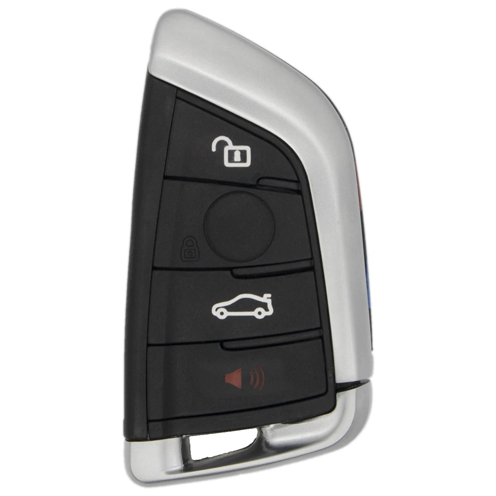 

WhatsKey 4 Button Remote Car Key Shell Fob Case For BMW 1 2 3 4 5 6 7 Series 520 525 530 535 730 740 750 755 X5 X6 X5M X6M CAS4